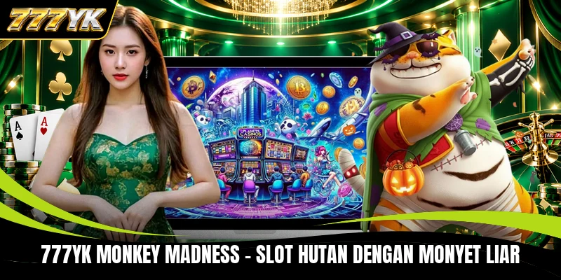 777YK Monkey Madness - Slot Hutan Dengan Monyet Liar