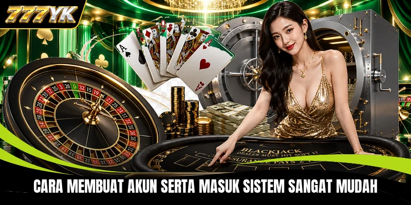 Cara membuat akun serta masuk sistem sangat mudah