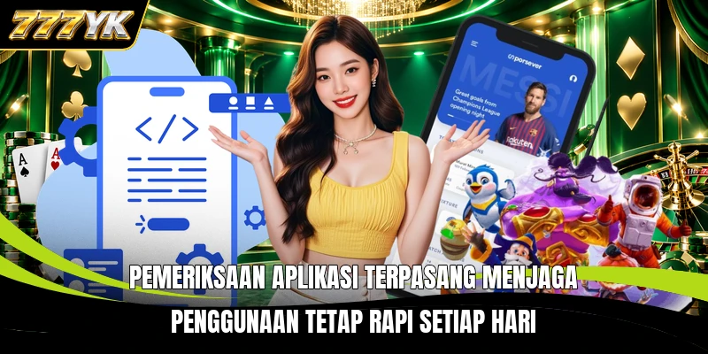 Pemeriksaan aplikasi terpasang menjaga penggunaan tetap rapi setiap hari